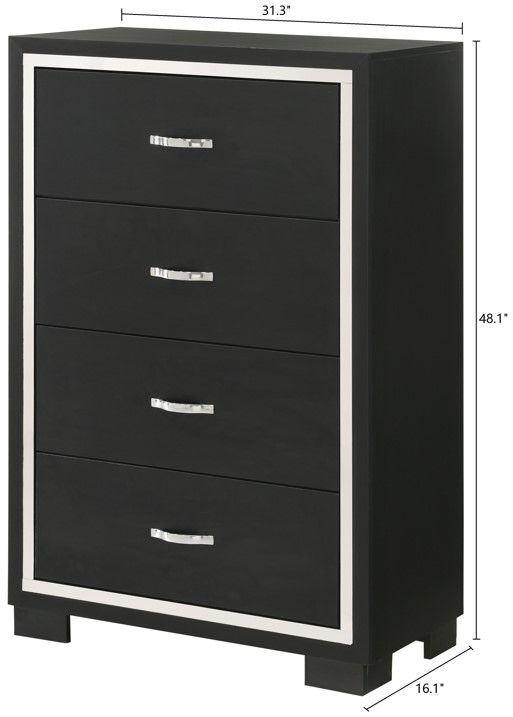 Crown Mark Gennro Black Chest-2