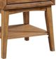 Winners Only® Venice Brown Chairside Table-2