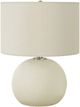 Monarch Specialties Inc. 18"H Cream Ceramic Table Lamp-0