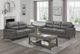Homelegance® Mischa Dark Gray Sofa-1