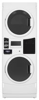 Maytag Commercial® Non-Coin/Card Reader Compatible Stacked 3.1 Cu. Ft. Washer & 6.7 Cu. Ft. Electric Dryer-0
