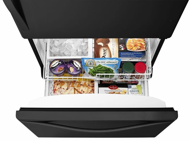 Whirlpool® Gold® 33 in. 22.1 Cu. Ft. Black Bottom Freezer Refrigerator-6