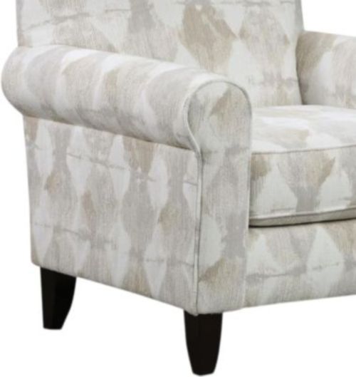 Fusion Furniture Kittery Dove Kanoka Pearl Accent Chair-1