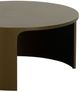 VIG Furniture Modrest Laura Brown Round High Coffee Table-2