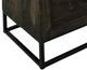 International Furniture Direct Teak Stained Dark Chest-4