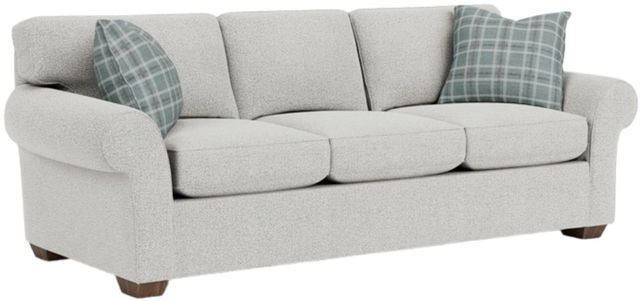 Flexsteel® Customizable Vail Three-Cushion Sofa with Throw Pillows-2