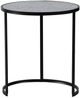 A & B Home 2-Piece Blue and White Nesting Tables with Black Metal Base -2