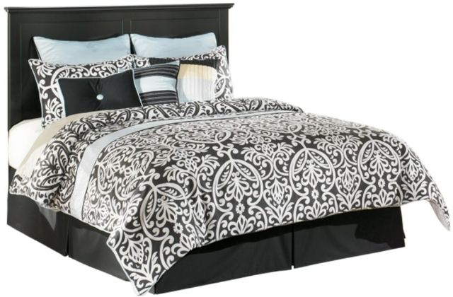 Signature Design by Ashley® Maribel 3-Piece Black Queen/Full Panel Headboard Set-1