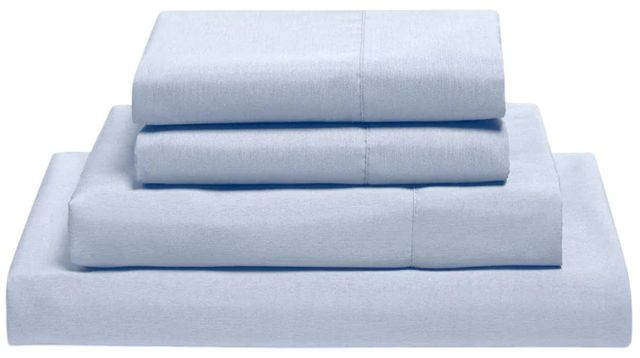 Sleeptone® Basics Griptone™ 6-Piece Light Blue Premium Bamboo Full Sheet Set-0