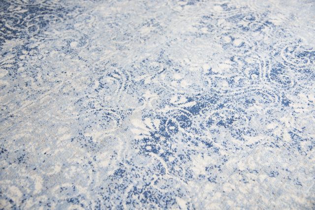Rizzy Home Gossamer Light Blue 2'6" x 10' Runner Rug-2