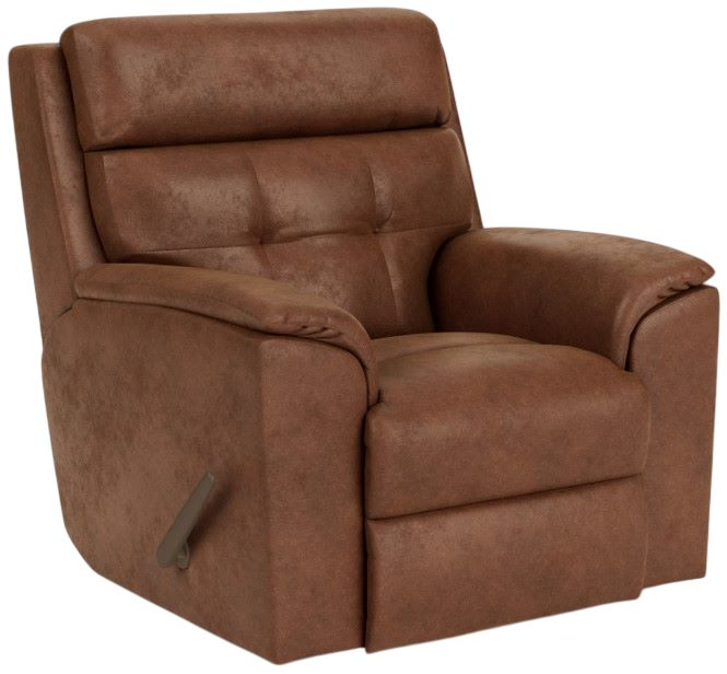 Flexsteel® Henry Caramel Power Recliner with Power Headrest
