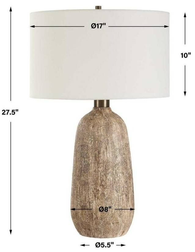 Uttermost® Napier Earthy Brown Table Lamp-2