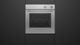 Fisher & Paykel Series 5 24” Brushed Silver Glass Contemporary Single Electric Wall Oven-2