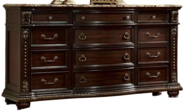 Furniture of America® Fromberg Brown Cherry Dresser-0