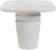 TOV Furniture Margot Light Gray Faux Plaster Indoor/Outdoor Oval Dining Table-3