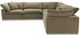 Moe’s Home Collection Clay Classic 5-Piece Desert Sage L-Shaped Modular Sectional-1
