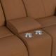 Elements International Mustang Aline Butternut Power Reclining Loveseat with Power Headrest and Lumbar-5