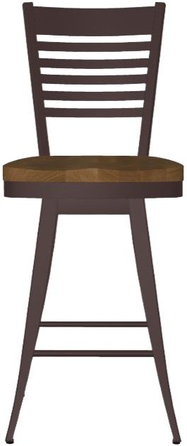 Amisco Customizable Edwin Swivel Counter Stool-1