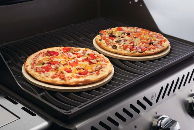 Napoleon 10" 2 Piece Set Personal Sized Pizza/Baking Stone Set-2