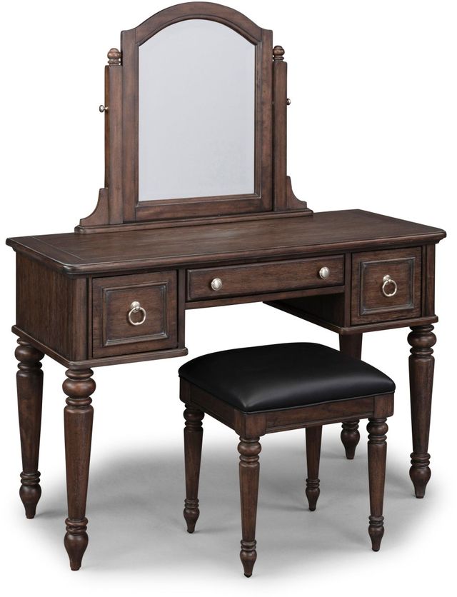 homestyles® Southport Distressed Oak Vanity and Bench-0