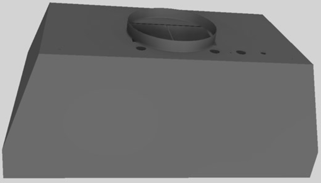 Vent-A-Hood® 30" Gunsmoke Wall Mounted Liner Insert-3
