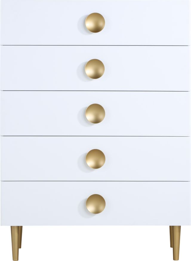 Meridian Furniture Zayne White Chest-2