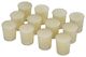 A & B Home Ivory White Unscented Soy Wax Votive Candles-2