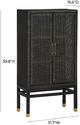 TOV Furniture Amara Charcoal Woven Rattan Cabinet-2