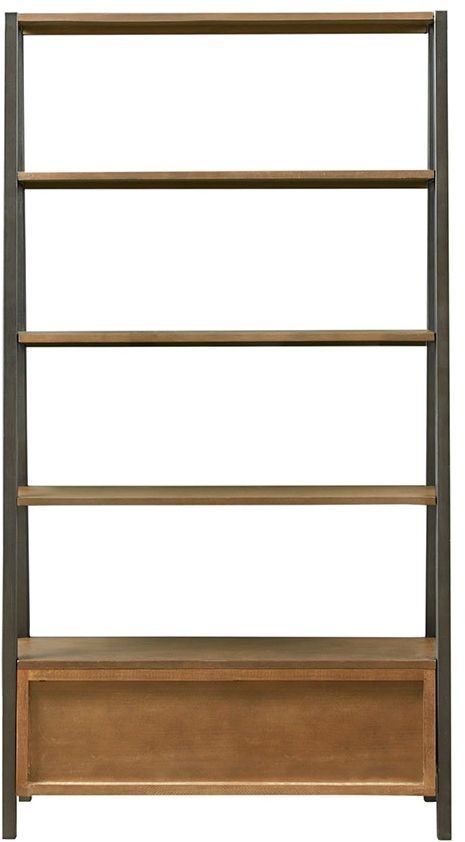 Olliix by Madison Park Brown/Bronze Seymore Bookcase-1
