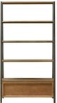 Olliix by Madison Park Brown/Bronze Seymore Bookcase-1