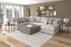 iAmerica Lexington 3pc Chaise Sectional-0