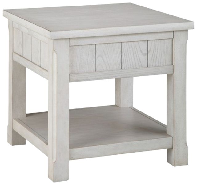 Signature Design by Ashley® Robbinsdale Antique White Square End Table-3