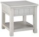 Signature Design by Ashley® Robbinsdale Antique White Square End Table-3