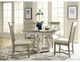 American Drew® Litchfield Sussex Driftwood Round Dining Table with Sunwashed Base-1