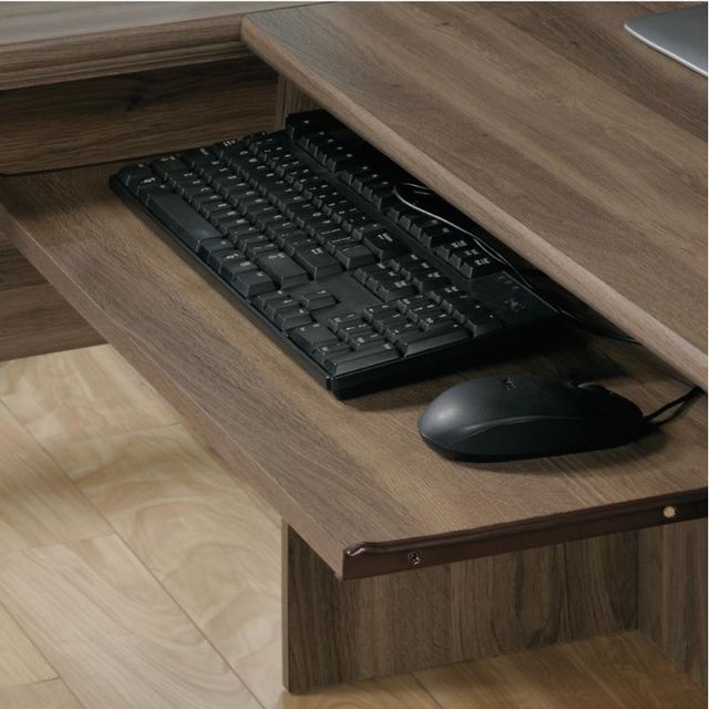 Sauder® Harbor View® Salt Oak® Corner Computer Desk-2