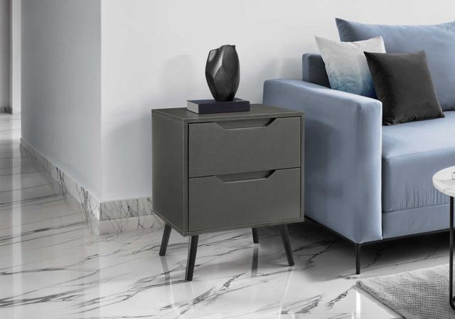 Monarch Specialties Inc. Grey End Table -2