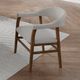 ACME Furniture Darcy 2-Piece Gray/Dark Walnut Upholstered Dining Side Chair Set-1
