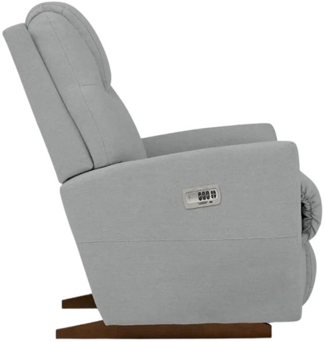La-Z-Boy® Sparrow Bluestone Power Rocking Recliner with Headrest-1