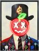 Classy Living Luminous Neon Apple Face Wall Art-0