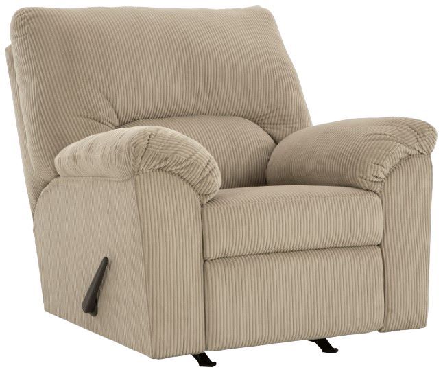 Signature Design by Ashley® SimpleJoy Sand Manual Rocker Recliner