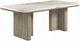 ACME Furniture Charity Natural Dining Table with Gray Oak Base-0