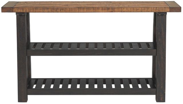 Martin Svensson Bolton Natural Sofa Table with Black Satin Base-0