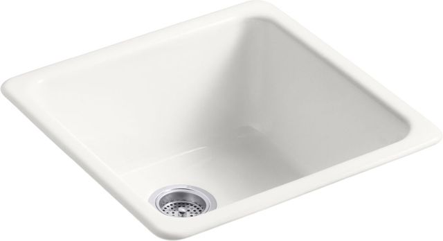 KOHLER® Iron/Tones® Sea Salt 21" Top/Undermount Single-Bowl Bar Sink-0