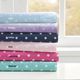 Olliix by Mi Zone 4 Piece Purple Full Polka Dot Printed 100% Cotton Sheet Set-3