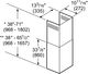 Thermador® 13.19" Ceilings Pyramid Chimney Ext Kit-1