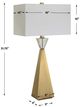 Uttermost® Arete Antique Brass Table Lamp-3