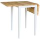 John Thomas Furniture® Dining Essentials Natural/White Small Dropleaf Leg Dining Table-1
