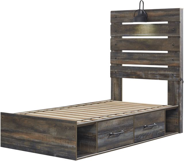 Signature Design by Ashley® Drystan 2-Piece Multi Twin Panel Bed Set-2