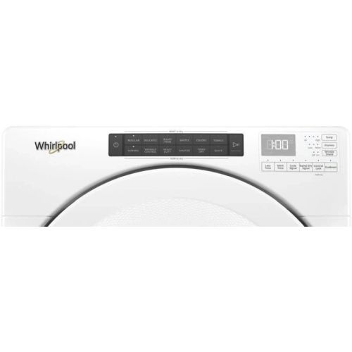 Whirlpool® 7.4 Cu. Ft. White Front Load Gas Dryer-3