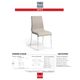 Korson Furniture Max Dove Gray Side Chair-2